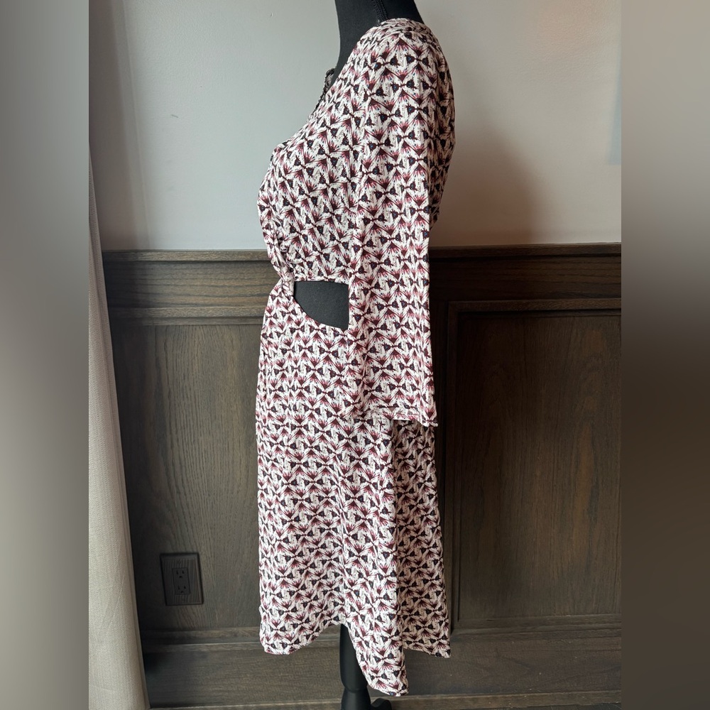 Be You Tiful boho Patterned Cut-Out Dress NWT small - Picture 3 of 10